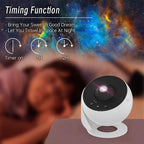 Nebula Star Projector – LED Galaxy Light for Bedroom Ceiling & Cosmic Room Ambience