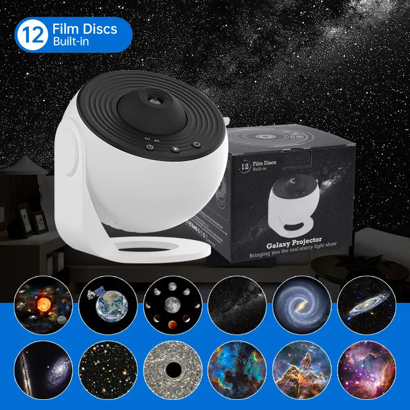 Nebula Star Projector – LED Galaxy Light for Bedroom Ceiling & Cosmic Room Ambience
