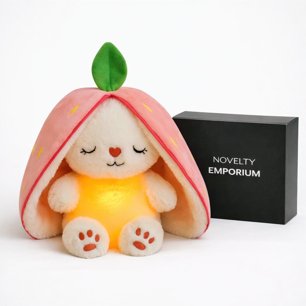 Calming Breathing Plush with Soft Night Light for Anxiety and Bedtime Comfort