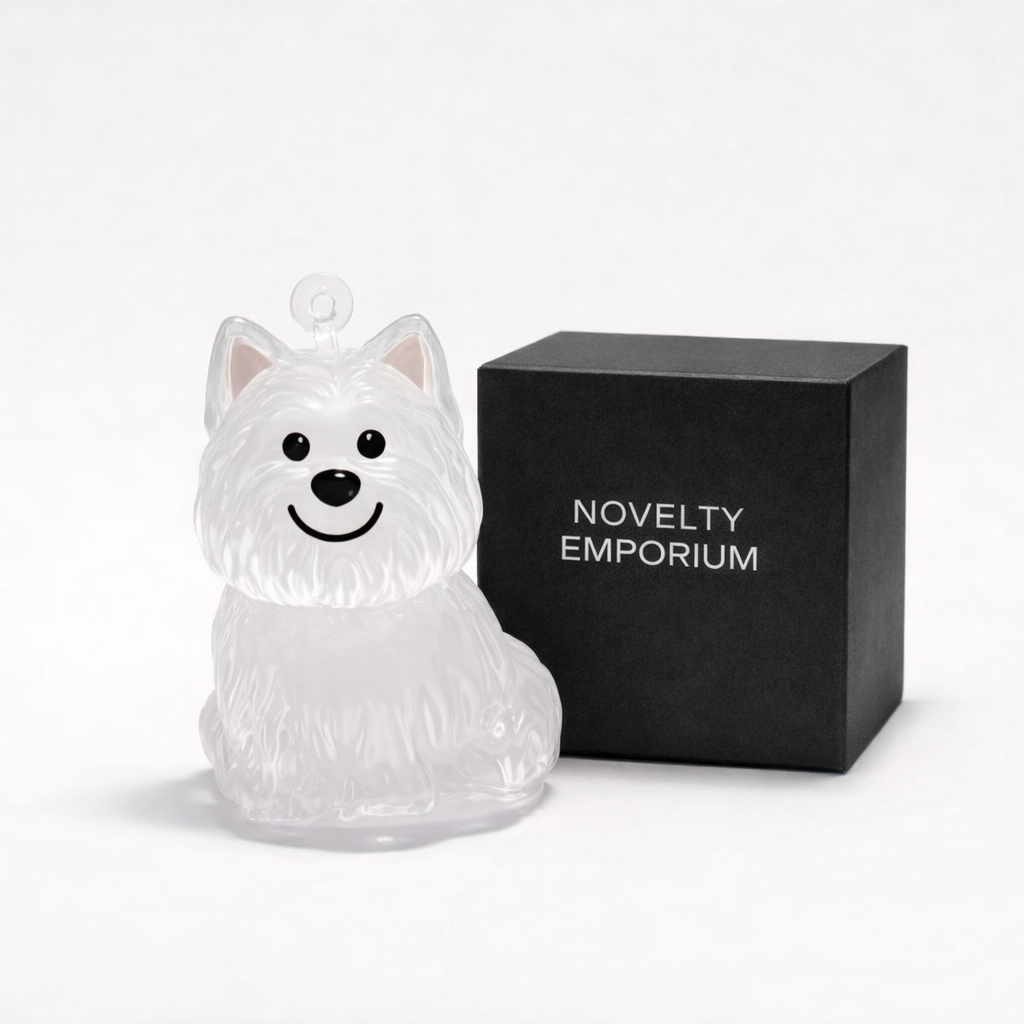 Pet Hair Keepsake Keychain – Dog Shaped Memory Storage Pendant for Fur Keepsakes