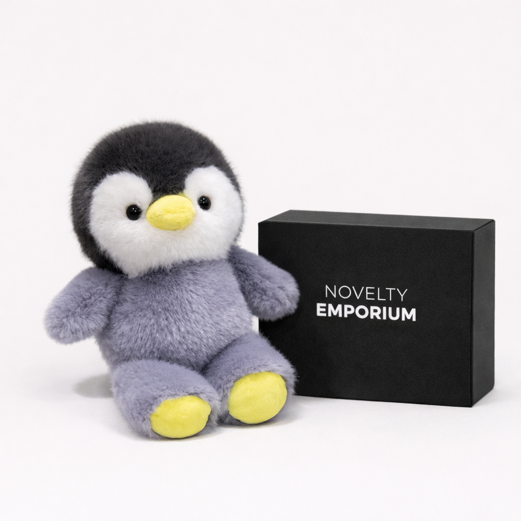 Cute Running Penguin Plush – Soft Interactive Toy with Wobble Effect