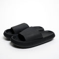 Cloud Slides Cushioned Platform Sandals for Everyday Comfort - Black / 4 - Gifts