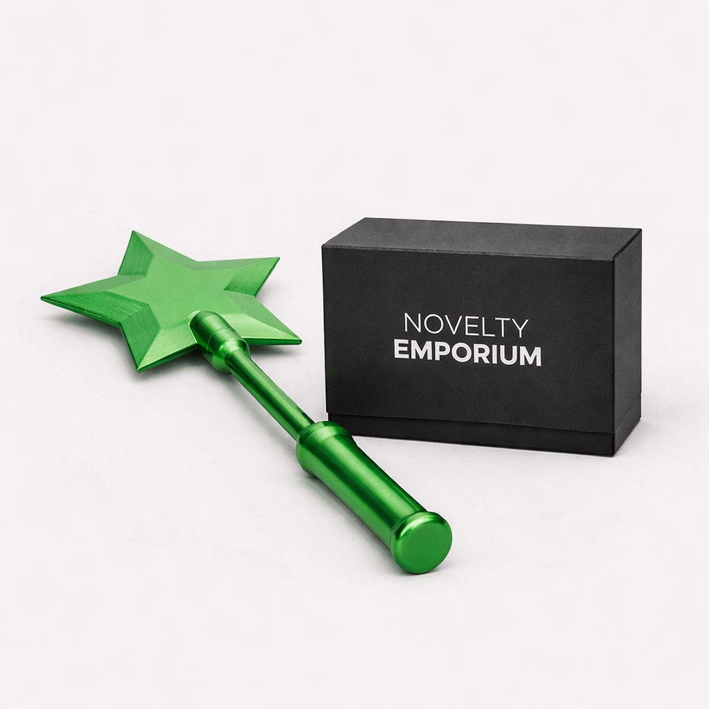 Green Tap-to-Pay Magic Star Wand Card Holder – Contactless Payment Wand
