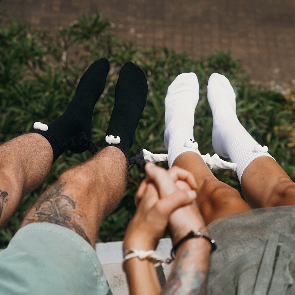 Magnetic Hand-Holding Socks: A Quirky and Fun Fashion Statement