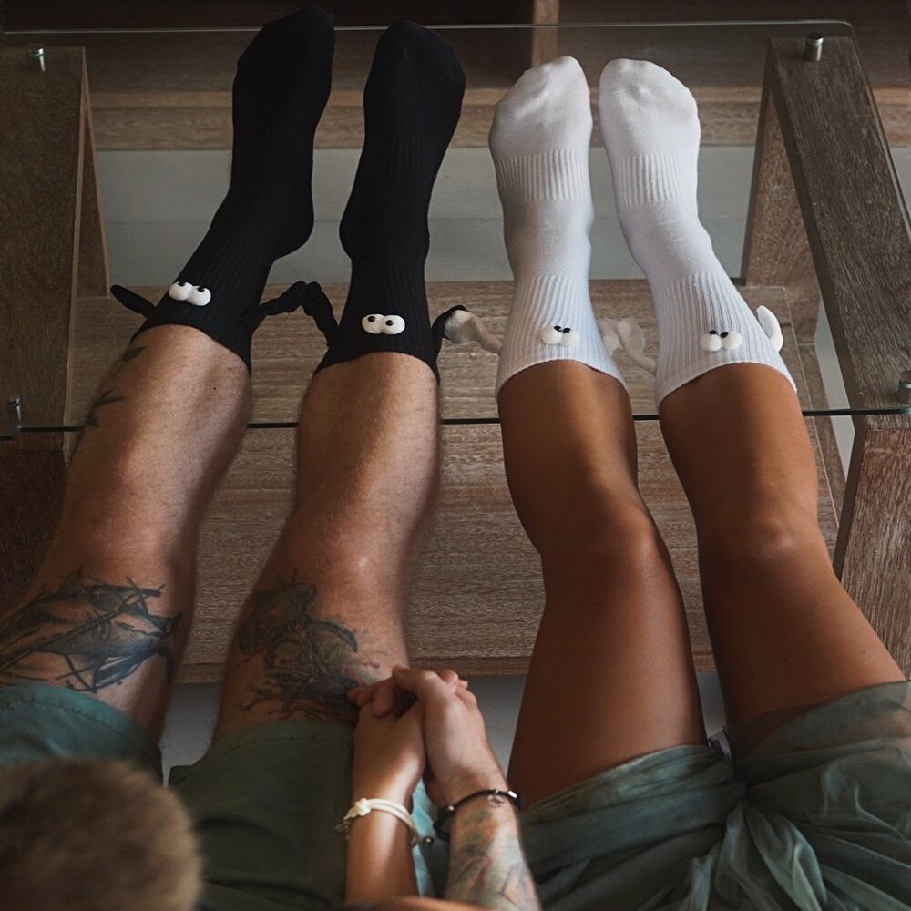 Magnetic Hand-Holding Socks: A Quirky and Fun Fashion Statement