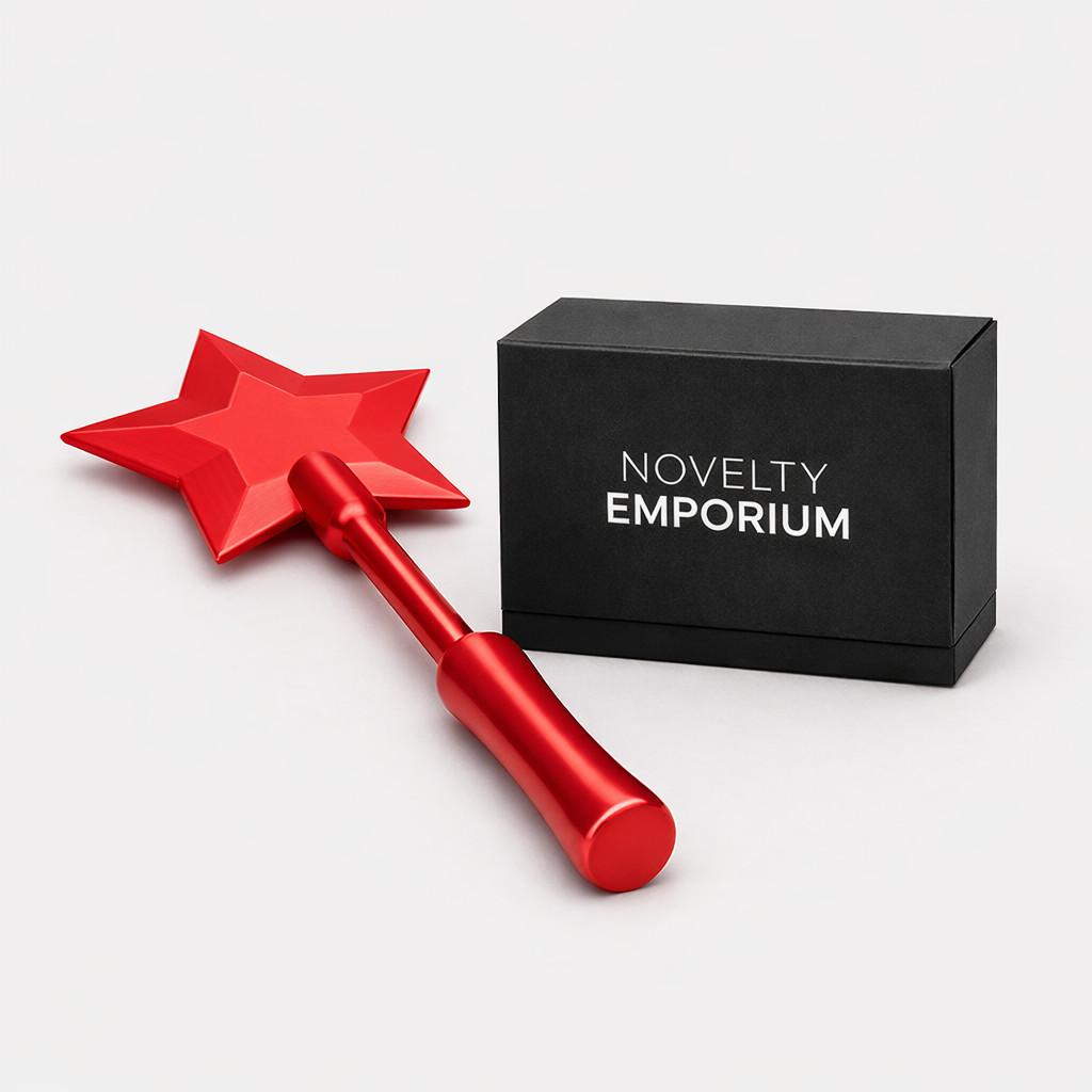 Red Star Magic Wand Contactless Card Holder – Fun Tap-to-Pay Accessory