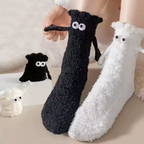 Magnetic Hand Holding Socks – Adorable Cozy Socks That Connect When You Walk