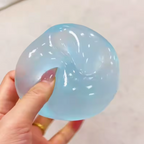 Blue Maltose Squishy Ball – Soft Stress Relief Mochi Fidget Toy