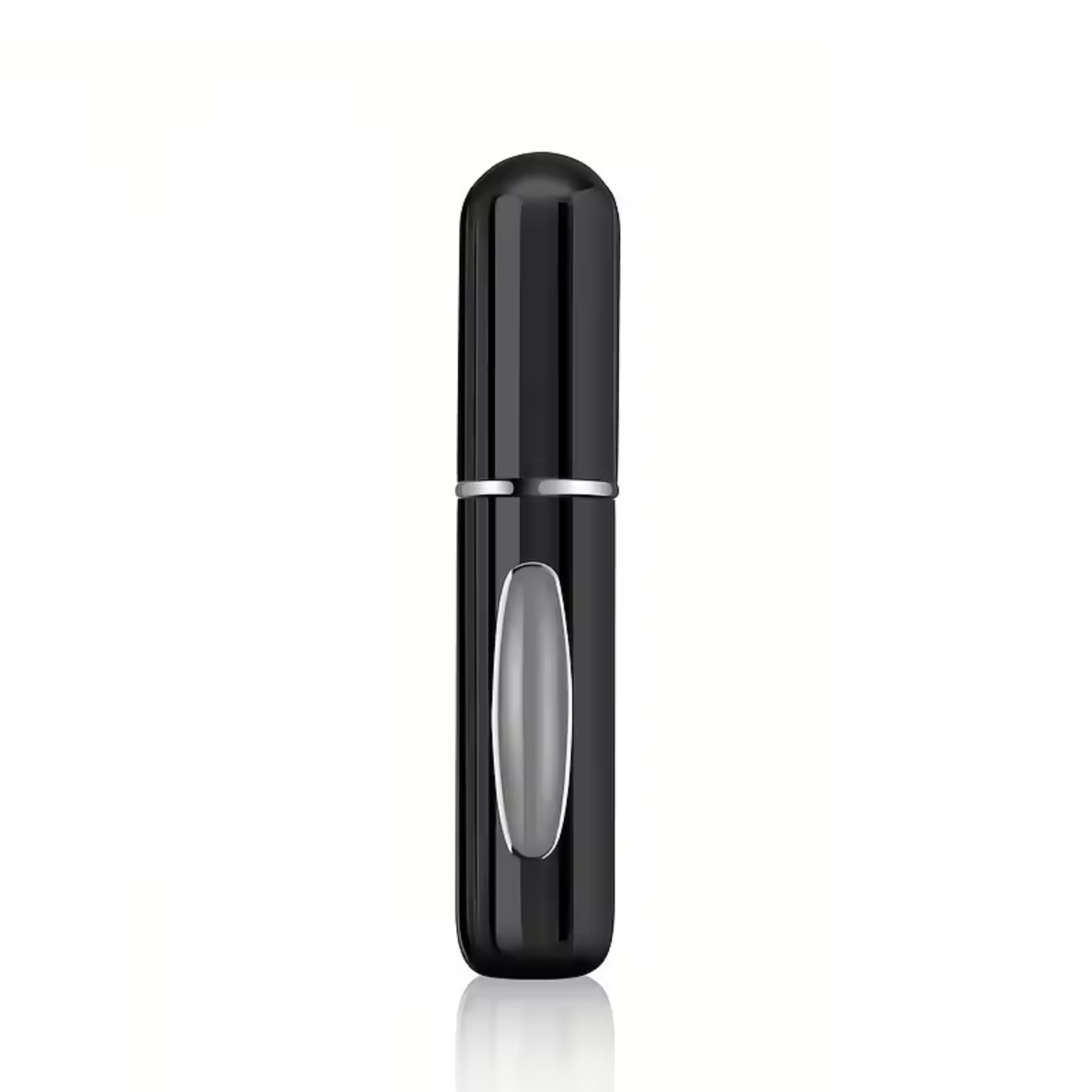 5ml Refillable Travel Perfume Atomizer – Compact Aluminum Pocket Spray Bottle Black