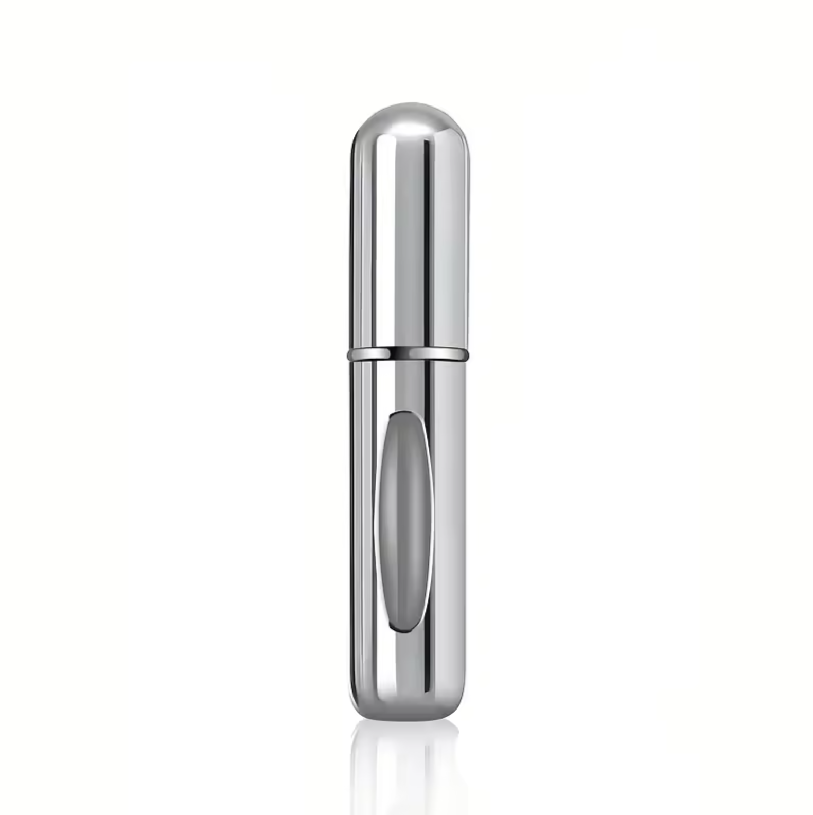 5ml Refillable Travel Perfume Atomizer – Compact Aluminum Pocket Spray Bottle Silver