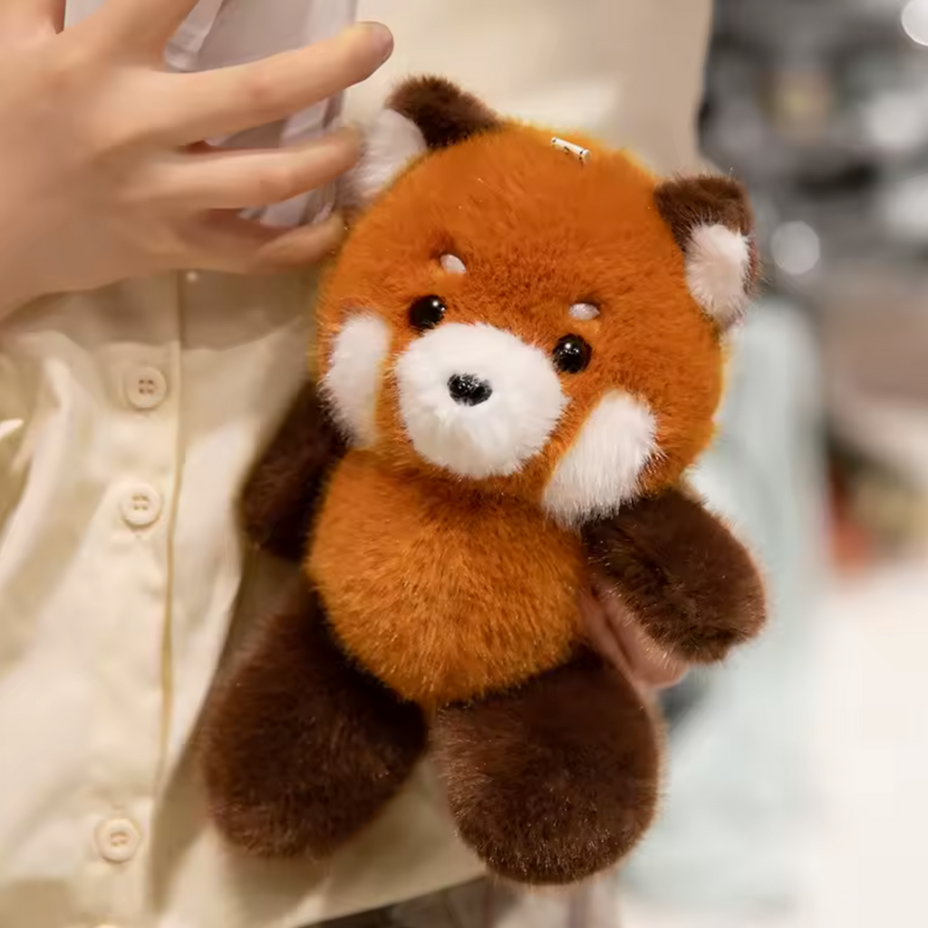 Running Raccoon Plush Toy – Cute Interactive Shake-to-Run Stuffed Animal