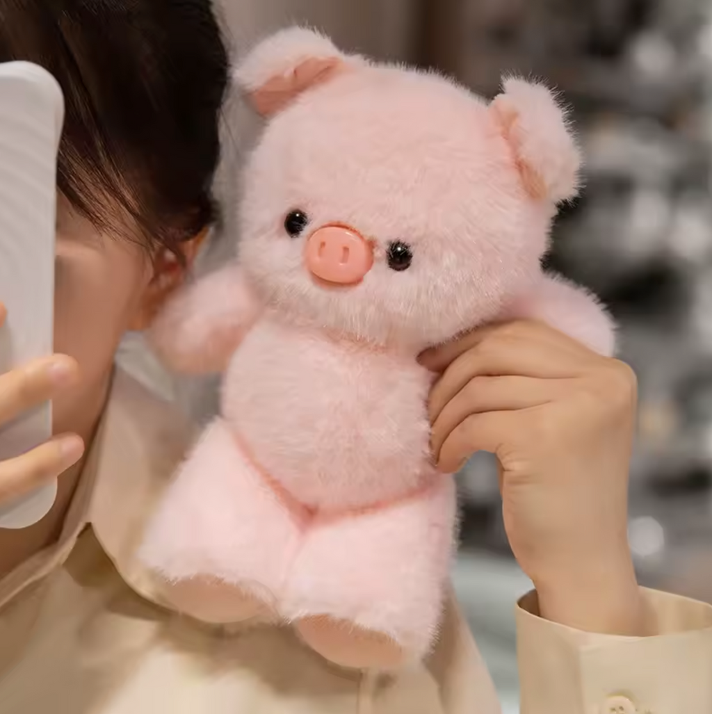Running Porkie Plush Toy – Cute Shaking Pig That Looks Like It’s Running