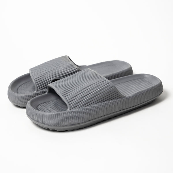 Cloud Slides Cushioned Platform Sandals for Everyday Comfort - Gray / 4 - Gifts