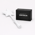 White Tap-to-Pay Star Wand Card Holder – Portable Contactless Payment Wand