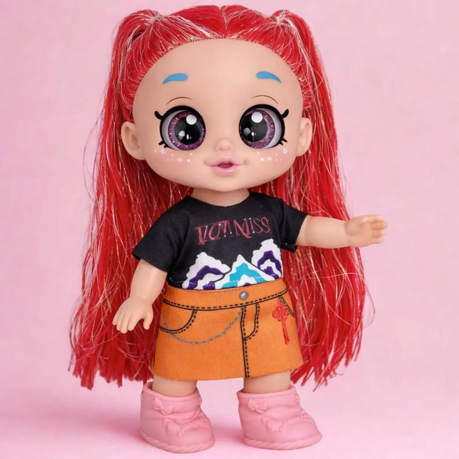 Anime Demon Hunter Doll with Sound Features – Collectible Singing Toy